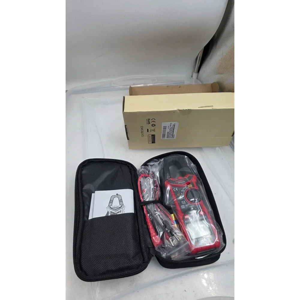 Digital Clamp Meter Multimeter 6000 Counts TRMS, Clamp Multimeter Tester for ...